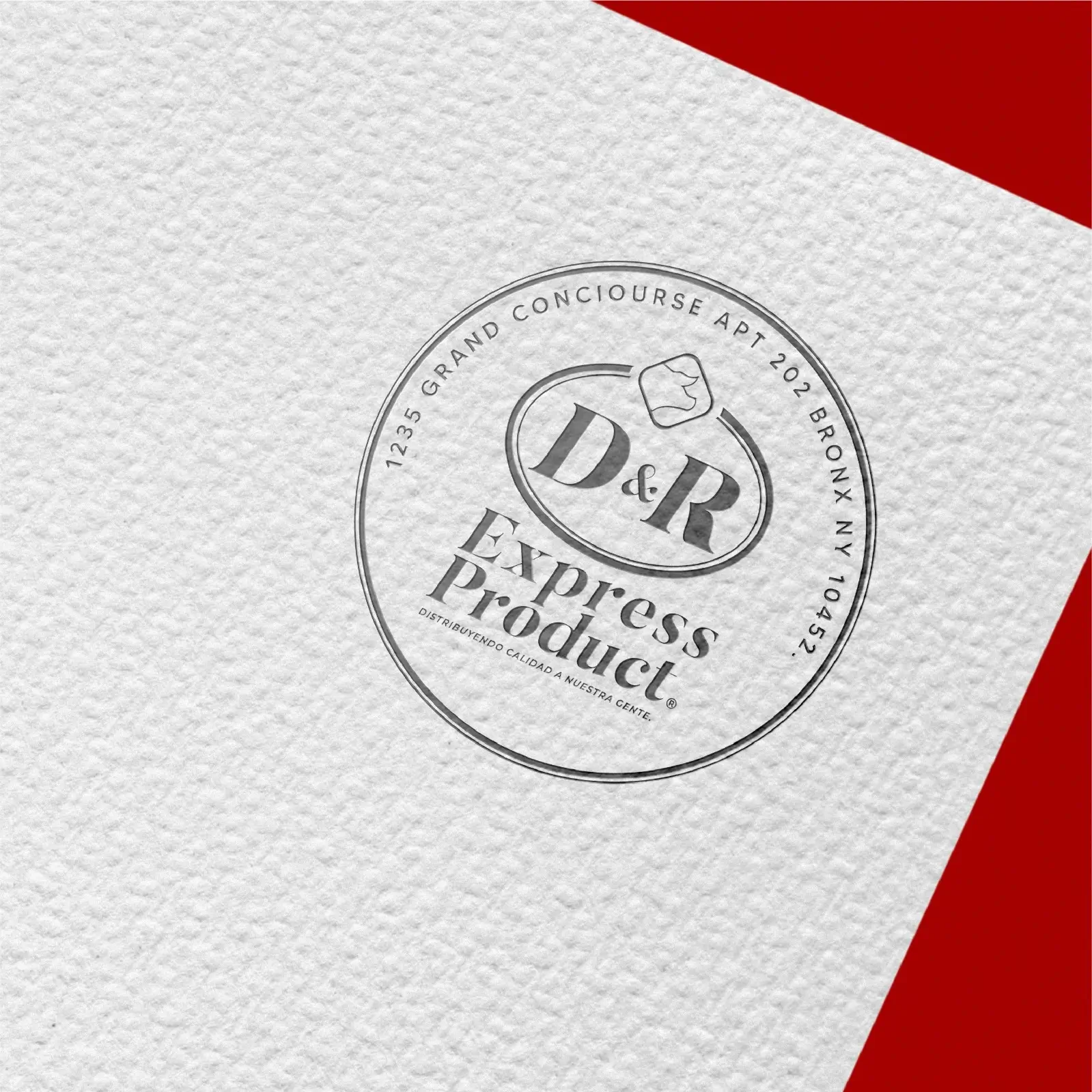 D&R Express Logo On Paper