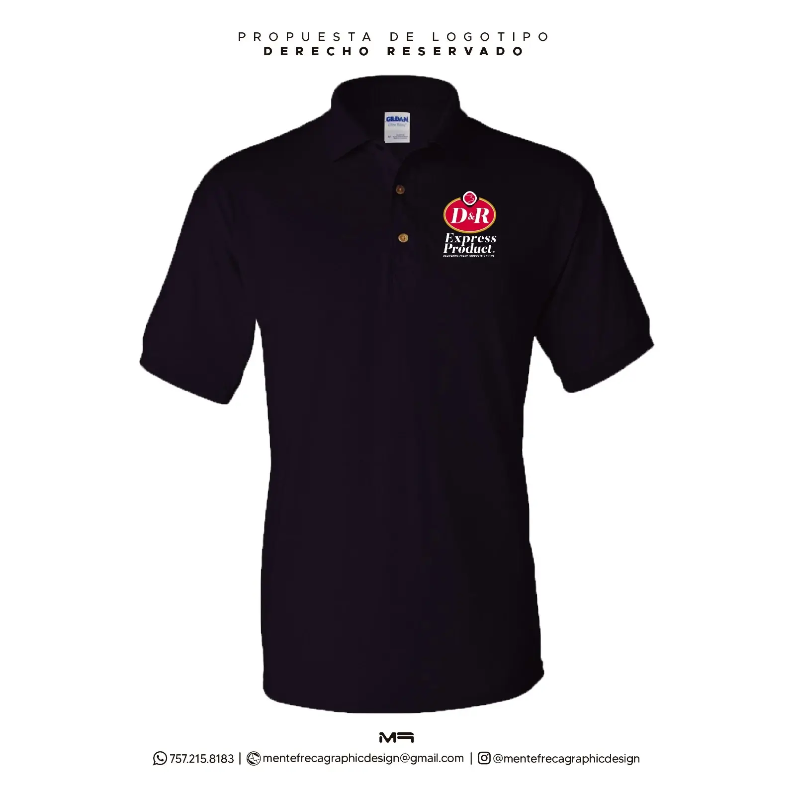D&R Express Product Embroidery Polo